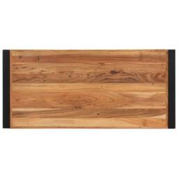 Berkfield Home Coffee Table 120x55x40 cm Solid Wood Acacia in Brown - Size: 120 x 55 x 40 cm - thumbnail 3