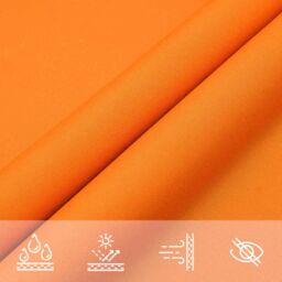Berkfield Home Sun Shade Sail Orange 7x5x5 m 100% Polyester Oxford - thumbnail 7