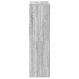 Berkfield Home Book Cabinet Grey Sonoma 66x31x112 cm Engineered Wood - Size: 66 x 31 x 112 cm - thumbnail 5