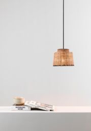 Netlighting Saipan Black Rattan Dome Pendant Lamp 2700K - thumbnail 2