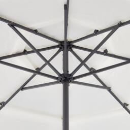 Wyld and Coco Market Garden Parasol Beige 285 cm Octagonal UV-Resistant Crank - thumbnail 7