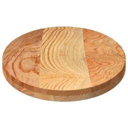 Berkfield Home Table Top Light Brown 100x50x4 cm Solid Wood Oak Oval - Size: 100 x 50 x 4 cm - thumbnail 6