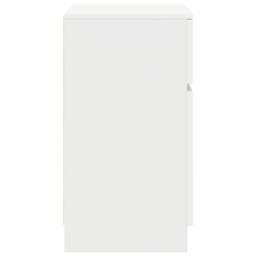 Berkfield Home Durable Bedside Cabinet White 39x35x65 cm Engineered Wood - Size: 39 x 35 x 65 cm - thumbnail 7