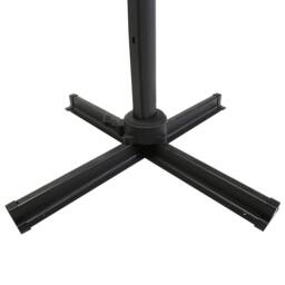 Charles Bentley Garden Lg. 2.4M Wooden Garden Patio Parasol Shade Umbrella 38mm in Off-White - thumbnail 6