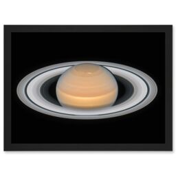 Artery8 Hubble Space Telescope Image Saturn Opposition 2018 Portrait Of Opulent Ring World Solar System Gas Giant Planet Art Print Framed Poster Wall - thumbnail 1