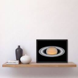 Artery8 Hubble Space Telescope Image Saturn Opposition 2018 Portrait Of Opulent Ring World Solar System Gas Giant Planet Art Print Framed Poster Wall - thumbnail 2