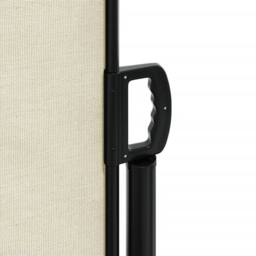 Berkfield Home Retractable Side Awning Cream 140x600 cm - thumbnail 8