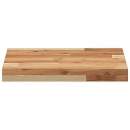 Berkfield Home Table Top Square 40x40x4 cm Solid Wood Acacia in Brown - Size: 40 x 40 x 4 cm - thumbnail 4