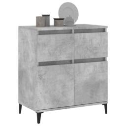 Berkfield Home Sideboard Concrete Grey 60x35x70 cm Engineered Wood - Size: 60 x 35 x 70 cm - thumbnail 4