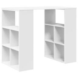 Berkfield Home White Corner Desk White MDF Medium Storage White Corner Desk - thumbnail 7