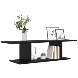 Berkfield Home TV Cabinet with Shelf Black 103 x 30 x 26.5 cm Engineered wood - thumbnail 3
