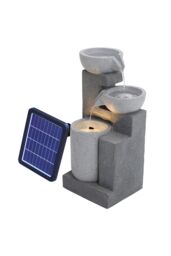 H&O Direct Creative Outdoor Water Fountain Garden Rockery Decor in Natural - thumbnail 3
