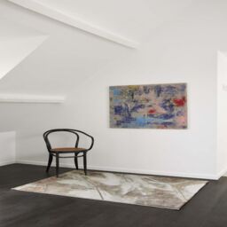 The Rug Shop UK Abstract Modern Beige Machine Made Easy to clean Area Rug - Size: 160 cm x 230 cm - thumbnail 1