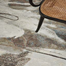 The Rug Shop UK Abstract Modern Beige Machine Made Easy to clean Area Rug - Size: 160 cm x 230 cm - thumbnail 2