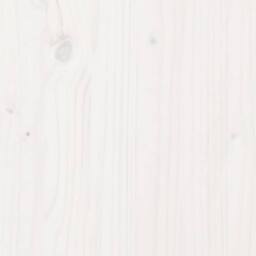 Berkfield Home Garden Planter White 50x50x49.5 cm Solid Wood Pine - thumbnail 9