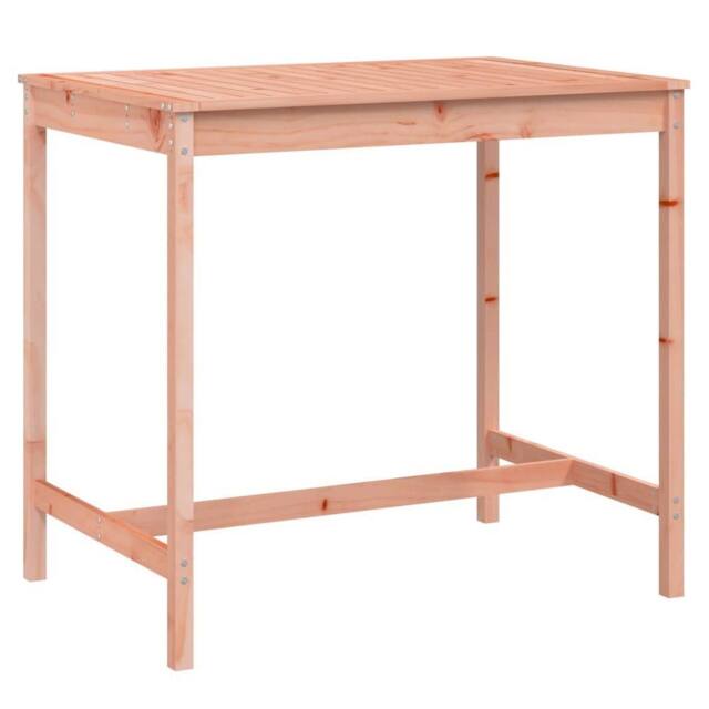 Berkfield Home Garden Table 121x82.5x110 cm Solid Wood Douglas in Light Tan - image 1