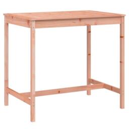 Berkfield Home Garden Table 121x82.5x110 cm Solid Wood Douglas in Light Tan - thumbnail 1