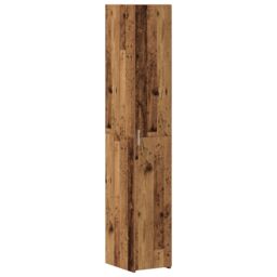 Berkfield Home Highboard Old Wood 30x42.5x185 cm Engineered Wood in Brown - thumbnail 2