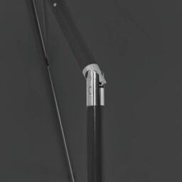 Berkfield Home Beach Umbrella Anthracite 180x120 cm in Black - thumbnail 6