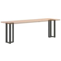 Berkfield Home Console Table Legs T-Shaped¬†2 pcs Anthracite 25x28x(72-73) cm Steel in Black - thumbnail 8