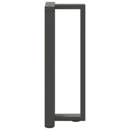 Berkfield Home Console Table Legs T-Shaped¬†2 pcs Anthracite 25x28x(72-73) cm Steel in Black - thumbnail 5