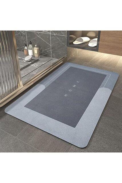 Living and Home 50Cm*80Cm Water and Oil Resistant Kitchen or Bathroom Mat in Blue - Size: 50 cm x 80 cm - image 1
