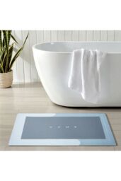 Living and Home 50Cm*80Cm Water and Oil Resistant Kitchen or Bathroom Mat in Blue - Size: 50 cm x 80 cm - thumbnail 4