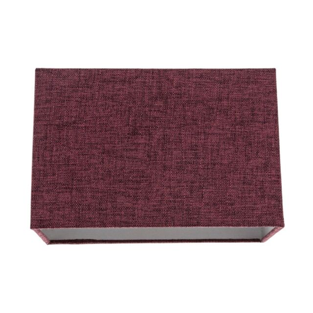 Happy Homewares Contemporary & Sleek Linen Fabric Lampshade in Purple - Size: 12 inches - image 1