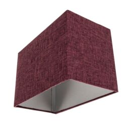 Happy Homewares Contemporary & Sleek Linen Fabric Lampshade in Purple - Size: 12 inches - thumbnail 4