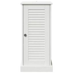 Berkfield Home Traditional Bathroom Cabinet with Shelf with Storage with Door An in White - thumbnail 6