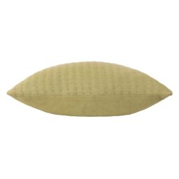 Yard Hush Stitched 100% Cotton Cushion in Light Green - Size: 45 cm x 45 cm - thumbnail 3