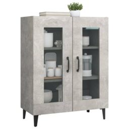 Berkfield Home Sideboard Concrete Grey 69.5x34x90 cm Engineered Wood - thumbnail 4