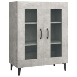 Berkfield Home Sideboard Concrete Grey 69.5x34x90 cm Engineered Wood - thumbnail 2