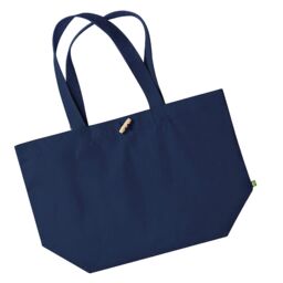 Westford Mill Marina Tote Shopping Bag (20L) Pack of 2 in Navy - thumbnail 2