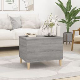 Berkfield Home Coffee Table Grey Sonoma 60x44.5x45 cm Engineered Wood - thumbnail 3
