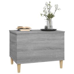 Berkfield Home Coffee Table Grey Sonoma 60x44.5x45 cm Engineered Wood - thumbnail 4