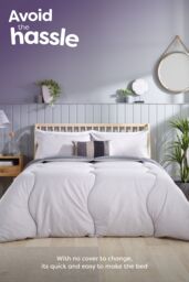 Slumberdown Coverless Comfort Printed Embossed Waffle 10.5 Tog Duvet - Size: Single - thumbnail 2