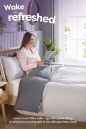 Slumberdown Coverless Comfort Printed Embossed Waffle 10.5 Tog Duvet - Size: Single - thumbnail 7