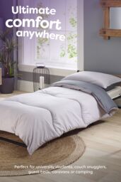 Slumberdown Coverless Comfort Printed Embossed Waffle 10.5 Tog Duvet - Size: Single - thumbnail 8