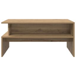 Berkfield Home Coffee Table Artisan oak 90 x 55 x 42.5 cm Engineered wood in Brown - thumbnail 5