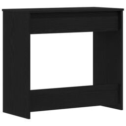 Berkfield Home Black Oak Desk 80x40x75 cm Made from Engineered Wood - Size: 80 x 40 x 75 cm - thumbnail 6