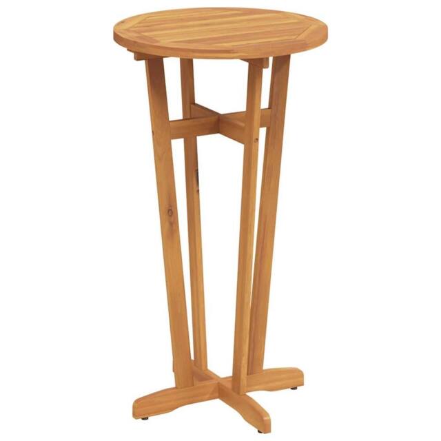 Berkfield Home Garden Bar Table Ã˜60x105 cm Solid Wood Acacia in Brown - Size: 60x105 cm - image 1