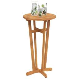 Berkfield Home Garden Bar Table Ã˜60x105 cm Solid Wood Acacia in Brown - Size: 60x105 cm - thumbnail 4