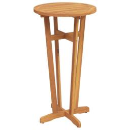Berkfield Home Garden Bar Table Ã˜60x105 cm Solid Wood Acacia in Brown - Size: 60x105 cm - thumbnail 7