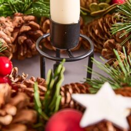Dibor Starry Night Christmas Table Decoration Centerpiece Wreath 35cm - thumbnail 3