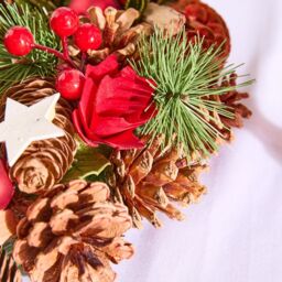 Dibor Starry Night Christmas Table Decoration Centerpiece Wreath 35cm - thumbnail 5
