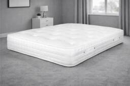 Chester & Oakley Silk 1000 Pocket Spring Memory Foam Mattress in White - Size: Super King - thumbnail 4