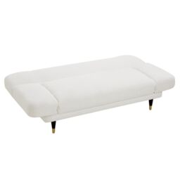 Home Detail Silas Sofa Bed With Adjustable Armrests in White - Size: 3 Seater - thumbnail 5