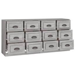 Berkfield Home Sideboards 2 pcs Grey Sonoma Engineered Wood - thumbnail 5