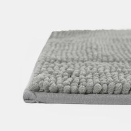 OHS Chenille Bath Mat Noodle Absorbent Non-Slip Soft Shower in Grey - thumbnail 4
